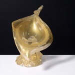 Large Ercole Barovier CONCHIGLIA Shell Compote / Vessel, Murano